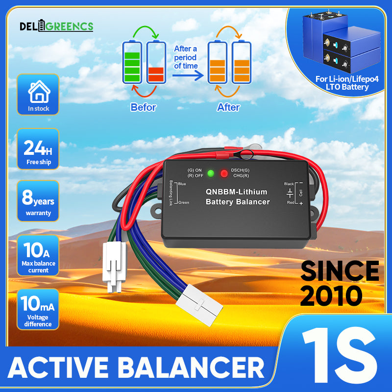 1S Active Balancer With LED 6A Balance Current Rated 10A Max Balance Current Lifepo4 LTO Li-ion Battery 1 unit Free Shipping