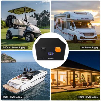 New 12V 628Ah DIY Battery Kit MB56 EVE628AH Rechargeable Cells 4S300A Smart BMS Golfcart Camping Van Solar Storage Battery