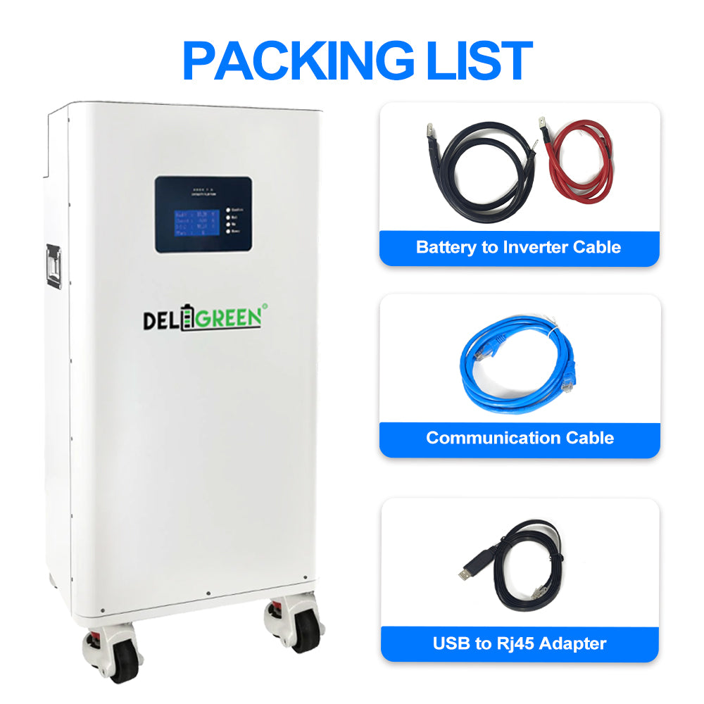 EU Stock 16kWh Finished Lifepo4 Battery Pack Grade A CALB 314AH CAN RS485 Smart BMS 250A DC Breaker Extinguisher Tax Free Finished Pack