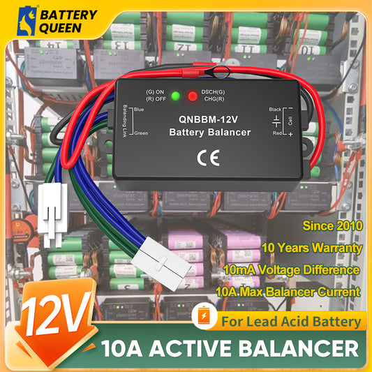 12V Lead Acid Active Balancer Max 10A Balance Current Consistency 6A Balance Current With Led Below 10mV Voltage Difference