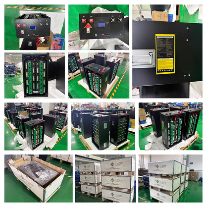 EU Stock 16kWh Assembled Battery Pack Max 16 Paralle Grade A 8000 Cycles 10 Years Warranty Free Shipping
