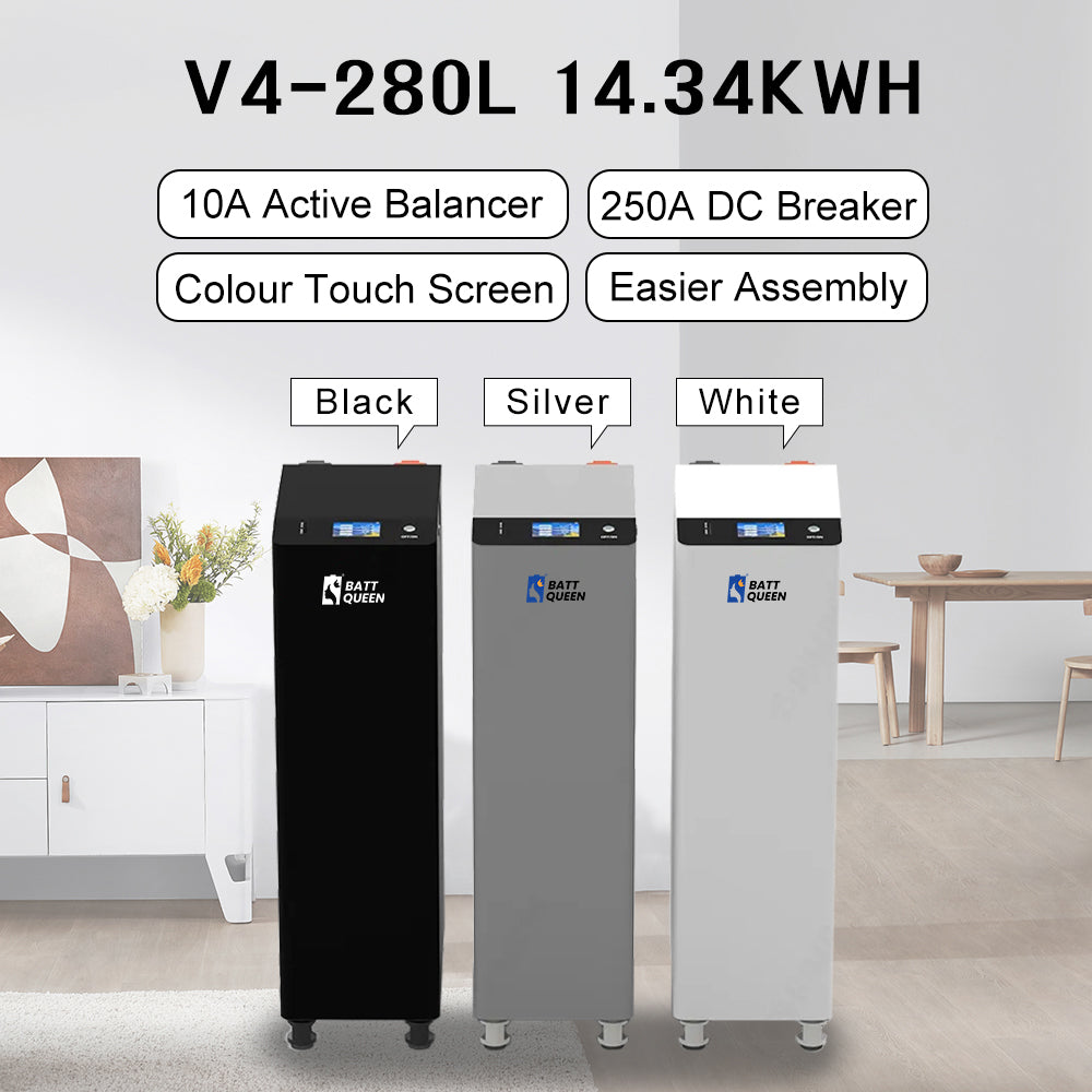 EU Stock 16kWh Finished Lifepo4 Battery Pack Seplos V4 16PCS 314AH 10A Active Balancer CAN RS485 VAT Free