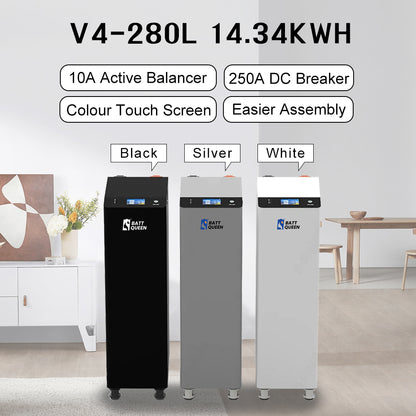 EU Stock 16kWh Finished Lifepo4 Battery Pack Seplos V4 16PCS 314AH 10A Active Balancer CAN RS485 VAT Free