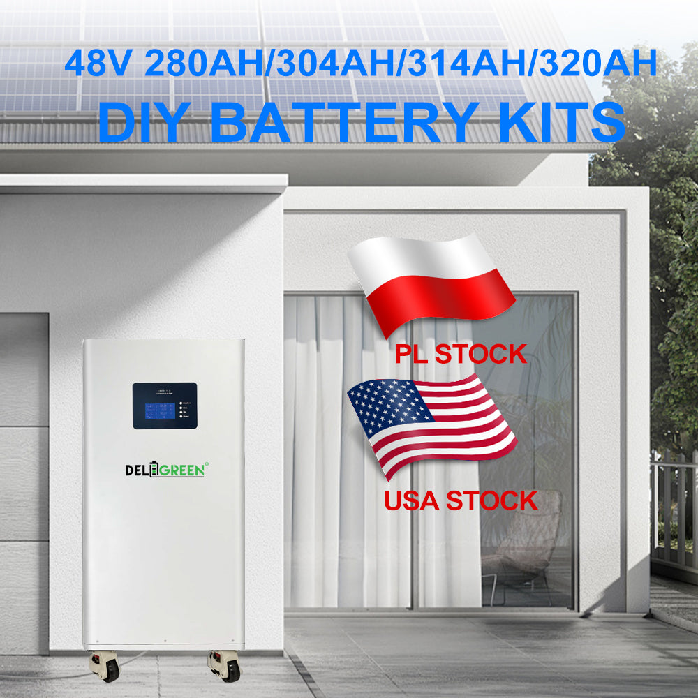 EU 16kWh EVE314 MB31 8000 Cycles GradeA Lifepo4 Battery DIY Box JK V19 CAN RS485 2A Active Balancer Kits Tax Free