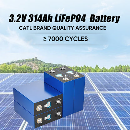 EU 16kWh Lifepo4 Battery Grade A CATL314 10 Years Warranty DIY Battery Pack Seplos 4.0 Kits 10A Active Balancer CAN RS485 250A DC Breaker Tax Free