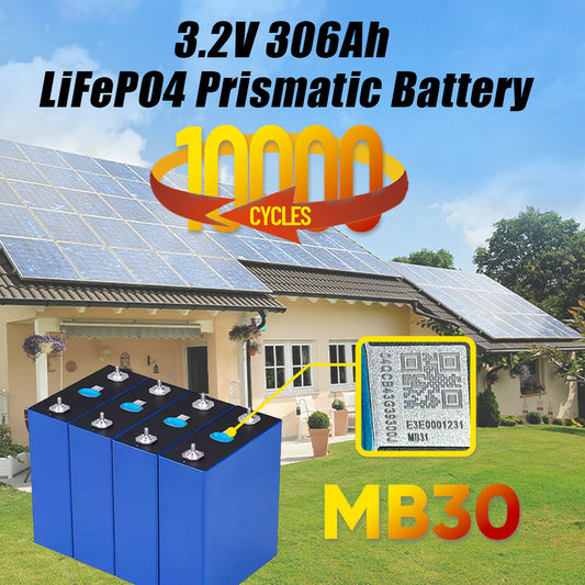 Grade A EVE306AH 1000 Cycles Lifepo4 Battery 12V 24V 48V Battery Pack Rechargeable Battery For Home solar Storage