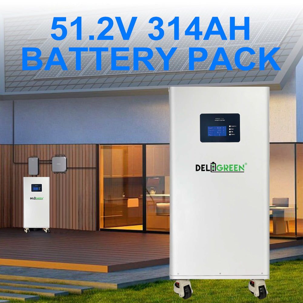 EU Stock 16kWh Assembled Battery Pack Lifepo4 Battery 51.2V 314AH 3A Active Balancer Extinguisher Tax Free DDP