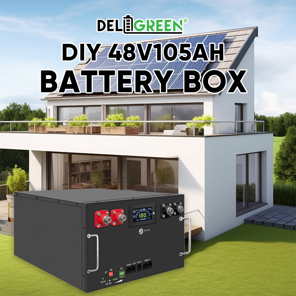 EU Stock Box 48V105AH Lifepo4 Battery Kits EVE105 Grade A+ 4kWh JK 16S100A BMS CAN RS485 VAT Free