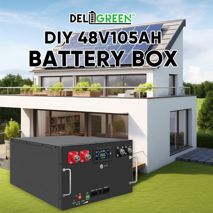 EU Stock Box 48V105AH Lifepo4 Battery Kits EVE105 Grade A+ 4kWh JK 16S100A BMS CAN RS485 VAT Free