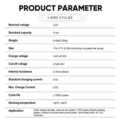 EU 16kWh Lifepo4 Battery Grade A CATL314 10 Years Warranty DIY Battery Pack Seplos 4.0 Kits 10A Active Balancer CAN RS485 250A DC Breaker Tax Free