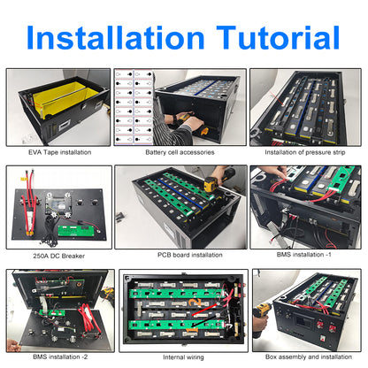 EU Stock Lifepo4 Battery 280AH 314AH 15kWh 16kWh JK V19 Stacked Kits CAN RS485 Tax Free Door to Door EU