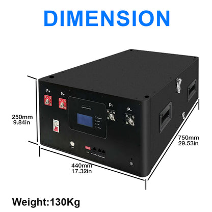 EU Stock 16kWh Assembled Battery Pack Max 16 Paralle Grade A 8000 Cycles 10 Years Warranty Free Shipping