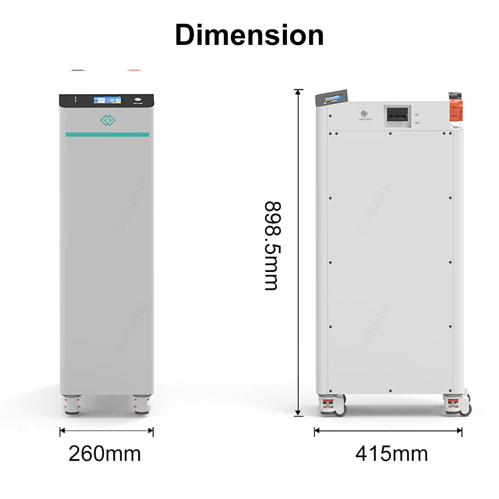 EU 15kWh Lifepo4 Battery 48V EVE280 8000 Cycles Seplos V4 Kits RS485 CAN 10A Active Balancer Tax Free