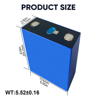 EU Lifepo4 Battery 17kWh DIY Pack EVE334 Grade A Seplos 3.0 Kits 2A Active Balancer CAN RS485 16 Parallel VAT Ship Free