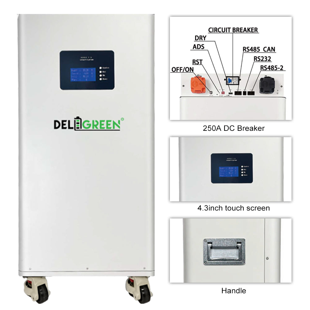 EU Stock JK V19 51.2V 280AH 320AH  Lifepo4 Battery Box 1P 16S JK-PB2A16S20P CAN RS485 15kWh 16kWh DIY Solar Storage VAT Free
