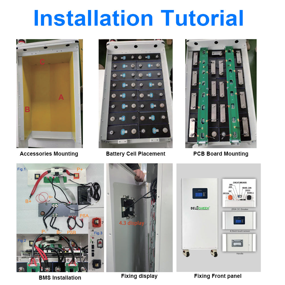 EU 16kWh EVE314 MB31 8000 Cycles GradeA Lifepo4 Battery DIY Box JK V19 CAN RS485 2A Active Balancer Kits Tax Free