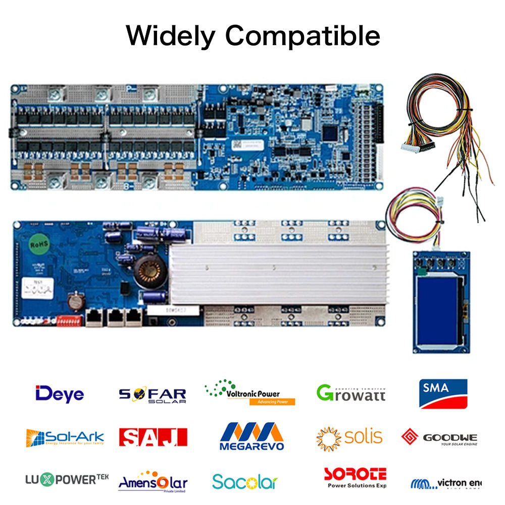 EU GradeA+ 16kWh EVE314 MB31 8000 Cycles EV Class DIY Lifepo4 Battery Pack Seplos 3.0 Kits 2A Active Balancer Home Solar Vat Free