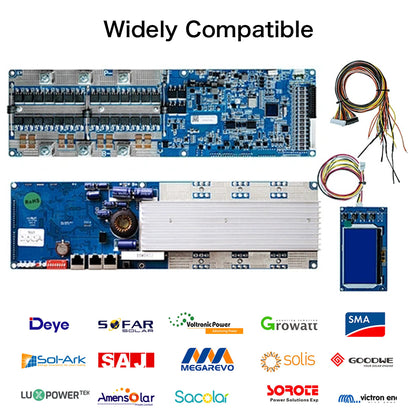 Poland 3.0 Seplos Battery Kits 15.5KW Lifepo4 2A Active Balance Battery 48V 280AH 304AH Power Bank Rechargeable Batteries Solar
