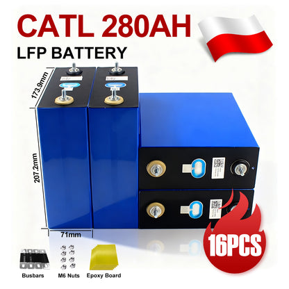 EU Stock Lifepo4 Battery 280AH 314AH 15kWh 16kWh JK V19 Stacked Kits CAN RS485 Tax Free Door to Door EU