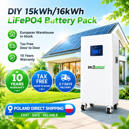 EU Stock Lifepo4 Battery DIY Kits JK V19 15kWh 16kWh 51.2V CATL280 Envision314 EVE314 DIY Rechargeable Home Solar