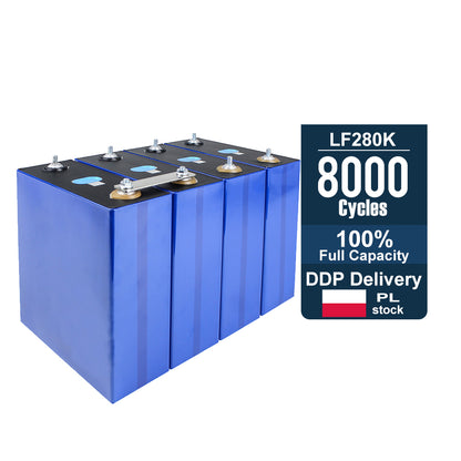 EU Stock Grade A+ EVE280K EV Class 10 Years Warranty 8000 Cycles 12V 24V 48V 96V Rechargeable Battery VAT Free