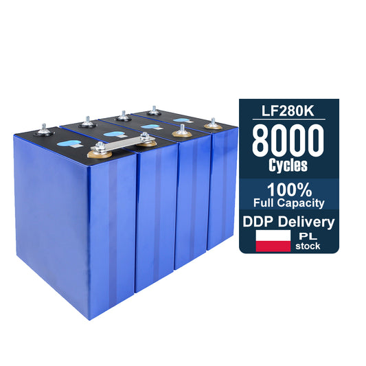 EU Stock Grade A+ EVE280K EV Class 10 Years Warranty 8000 Cycles 12V 24V 48V 96V Rechargeable Battery VAT Free