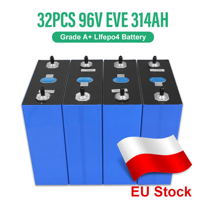 EU Stock Lifepo4 Battery 280AH 314AH 15kWh 16kWh JK V19 Stacked Kits CAN RS485 Tax Free Door to Door EU