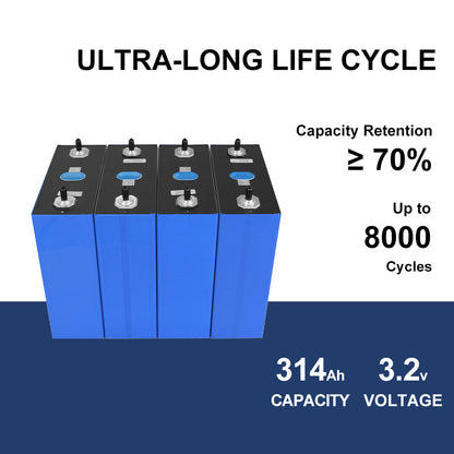 EU Stock EVE314 Lifepo4 Battery Grade A+ EV Class 10 Years Warranty 8000 Cycels MB31 12V 24V 48V 96V Vat Free