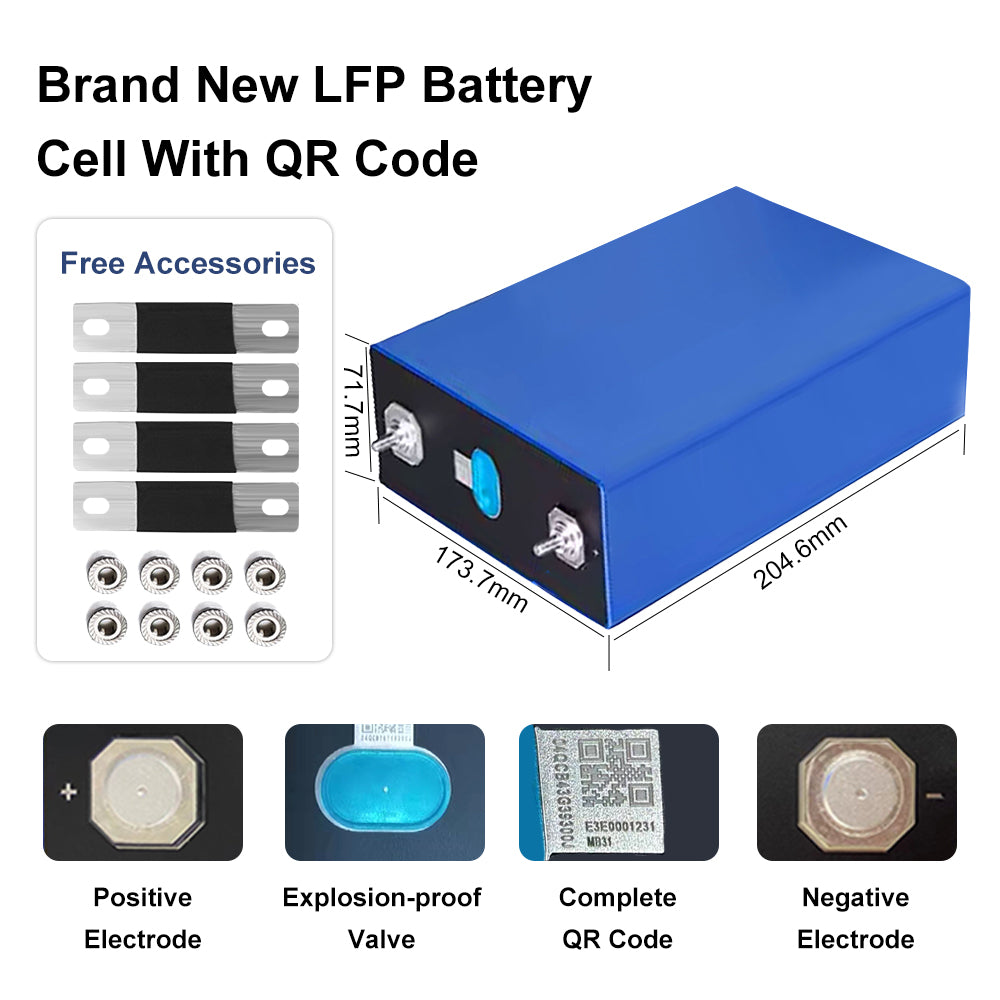 EU Stock EVE314 Lifepo4 Battery Grade A+ EV Class 10 Years Warranty 8000 Cycels MB31 12V 24V 48V 96V Vat Free